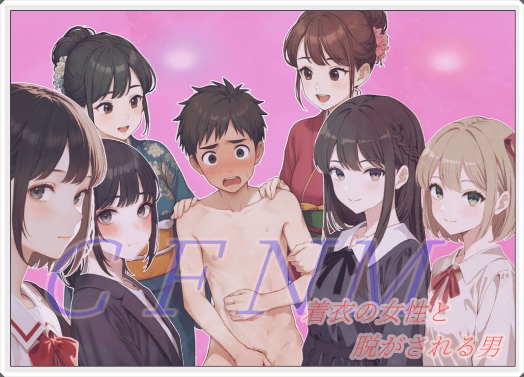 ＣＦＮＭ漫画,着衣の女性と脱がされる男の子の画像